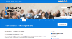Desktop Screenshot of meinhardt-congress.de